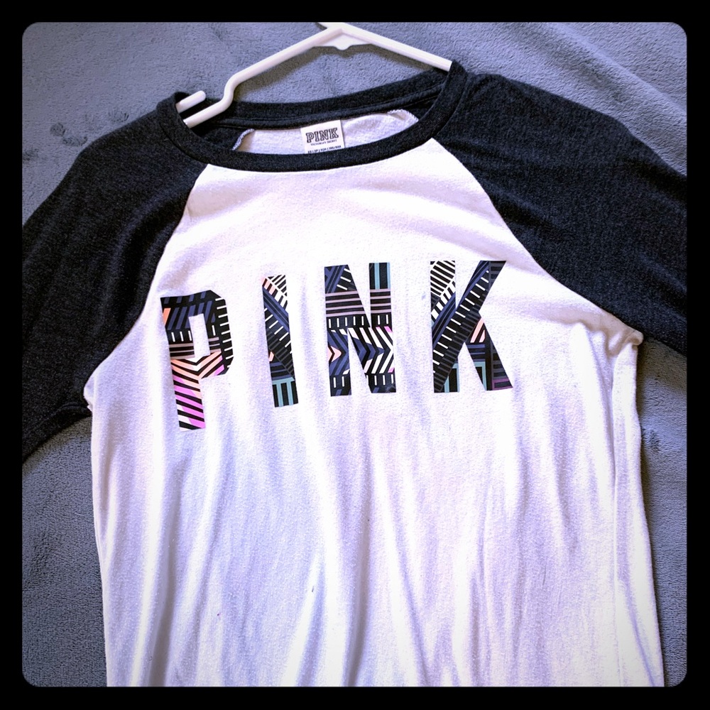 Victoria secret // PINK 3/4 sleeve Tee!!
